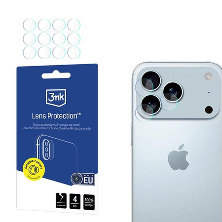 HYBRID GLASS 6H 3MK CAMERA GLASS FOR IPHONE 17 PRO MAX LENS PROTECTION