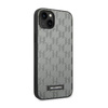 Karl Lagerfeld Saffiano Mono Metal Logo - Coque iPhone 14 (gris)