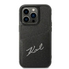 Karl Lagerfeld Signature Logo Cardslot - iPhone 14 Pro Max Case (black)