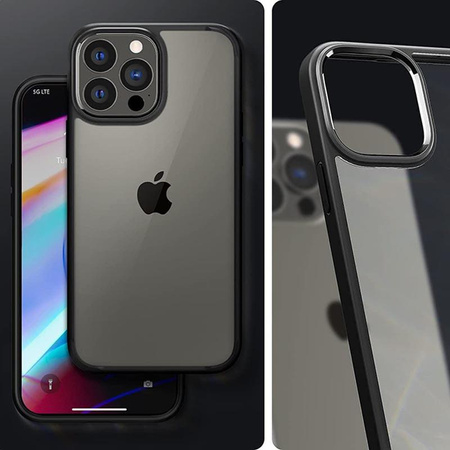 Spigen Ultra Hybrid - Coque pour iPhone 13 Pro (Noir)