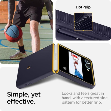 Spigen Nano Pop Mag MagSafe - Case for Samsung Galaxy Z Flip 7 (Blueberry Navy)