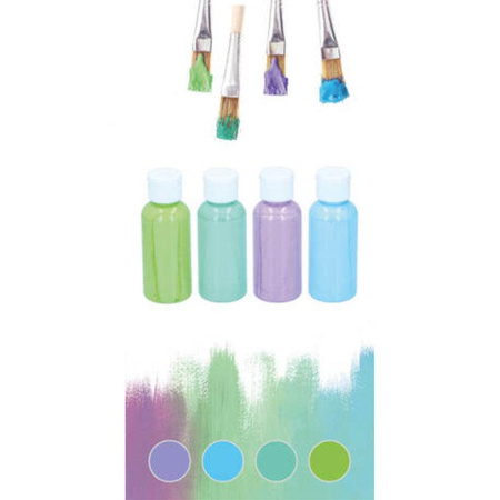 Artico - Set Pastell-Acrylfarben in 80 ml Tuben 4 Farben (2er Set)