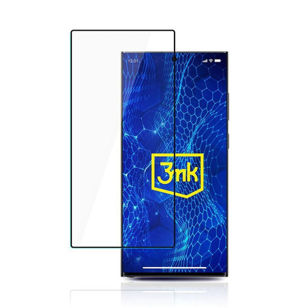3mk HardGlass Max Lite - Verre trempé pour Samsung Galaxy S24 Ultra (Noir)