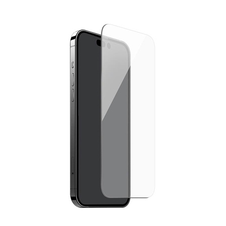 PURO Anti-Bacterial Tempered Glass - Ochranné tvrzené sklo s antibakteriální ochranou pro iPhone 15 Pro