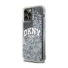 DKNY Liquid Glitter Big Logo - pouzdro pro iPhone 12 / iPhone 12 Pro (černé)