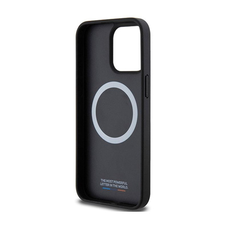 BMW Perforated Twisted Line MagSafe - iPhone 15 Pro Case (noir)