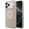 ETUI DO IPHONE 17 PRO MAX do MAGSAFE GUESS ORYGINALNE RÓŻOWE SKÓRZANE MODNE