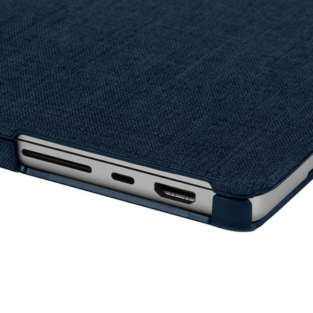 Incase Textured Hardshell in Woolenex - Stoffhülle für MacBook Pro 14" (2023-2021) (Kobalt)