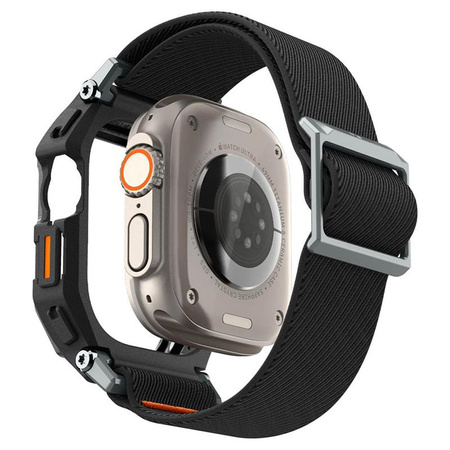 Spigen Lite Fit "Pro" - tok szíjjal Apple Watch Ultra 1/2 49 mm-es órához (matt fekete)