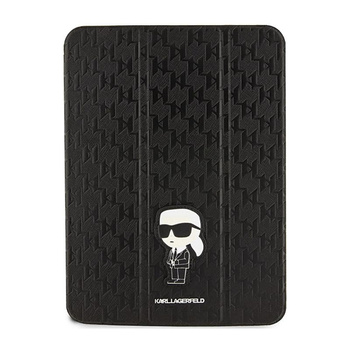 Karl Lagerfeld Folio Magnet Allover Saffiano Monogram NFT Ikonik - pouzdro pro iPad 10,9" (2022) (černé)