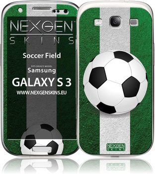 Nexgen Skins - Coque Samsung GALAXY S III 3D-effect skin set (Soccer Field 3D)