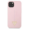 Guess Silicone Triangle Logo - iPhone 13 mini Case (lilac)