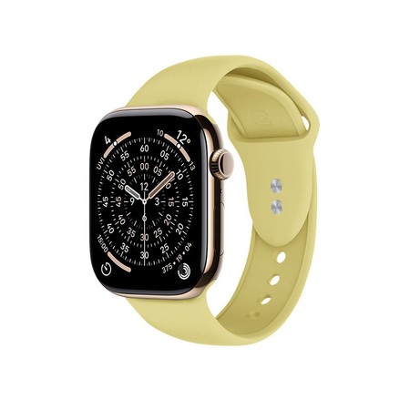 Crong Liquid - szíj Apple Watch-hoz 38/40/41/42mm (szalma)