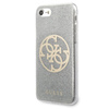 Guess Circle Glitter 4G - iPhone SE 2020 / 8 / 7 Tasche (Hellgrau)