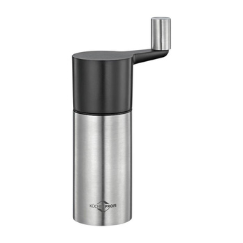 Küchenprofi Charlotte - Moulin à noix en acier inoxydable avec manivelle 15x4,5 cm