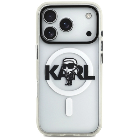 Etui do iPhone 17 Pro do MagSafe Karl Lagerfeld Oryginalne Przezroczyste