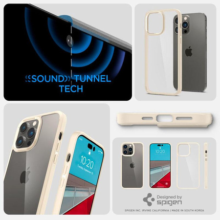 Spigen Ultra Hybrid - Case for iPhone 14 Pro Max (Beige)