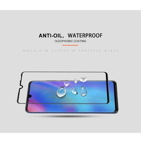 Mocolo 3D 9H Full Glue - Verre de protection intégrale pour Huawei P30 Lite (Noir)