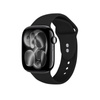 Crong Liquid - Armband für Apple Watch 38/40/41/42 mm (schwarz)
