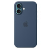 Apple Silikonhülle - Silikonhülle mit MagSafe für iPhone 16 (Denim)