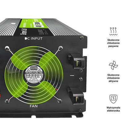 Green Cell - PowerInverter s LCD displejem 48V na 230V 5000W/10000W Měnič napětí s čistou sinusovkou