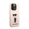 Karl Lagerfeld Silikon NFT Ikonik - iPhone 14 Pro Tasche (rosa)