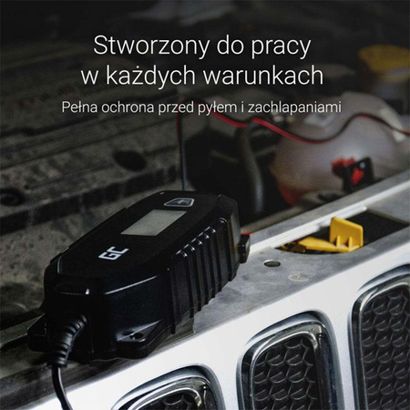 Prostownik do Akumulatorów 6V/12V 4A Ładowarka z Funkcją Diagnostyki Green Cell