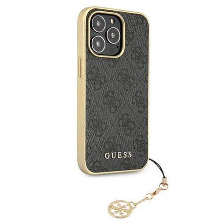 Guess 4G Charms Collection - iPhone 13 Pro tok (szürke)
