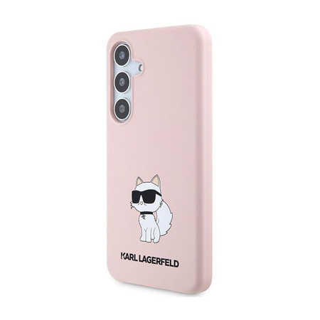 Karl Lagerfeld Silicone Choupette - Samsung Galaxy S24+ Case (pink)