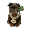 Rappa - Mascotte realistica in peluche Cinghiale seduto 18 cm Ecologico