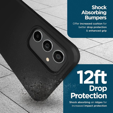 Case-Mate Protection Pack - Kemény fekete tok + üveg Samsung Galaxy A54 5G (Fekete / Átlátszó)