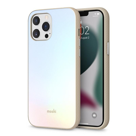 Moshi iGlaze Slim Hardshell Case - iPhone 13 Pro Max Case (SnapTo system) (Astral Silver)