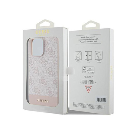 Collection 4G Bottom Stripe - Coque pour iPhone 15 Pro Max (rose)