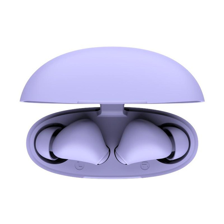 Trust Yavi - TWS wireless Bluetooth dock headphones with charging case & ENC (Purple)