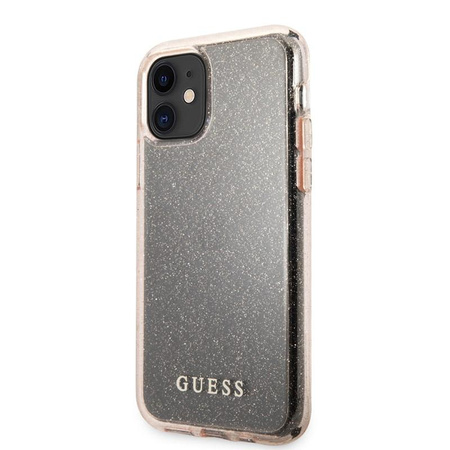 Guess Glitter Case - iPhone 11 Case (Pink)