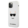 Karl Lagerfeld Choupette Head Silicone - Etui iPhone 12 / iPhone 12 Pro (biały)
