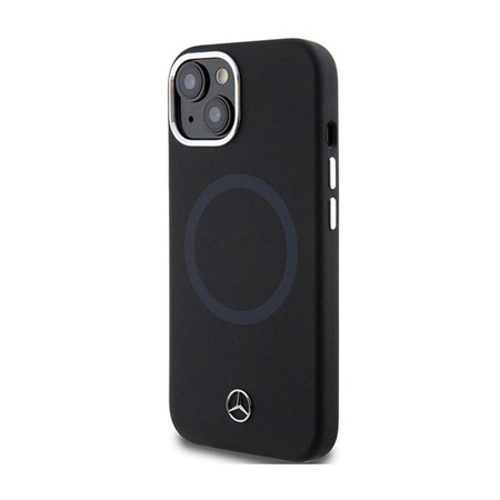 Mercedes Silicone Bicolor MagSafe - iPhone 15 Case (noir)