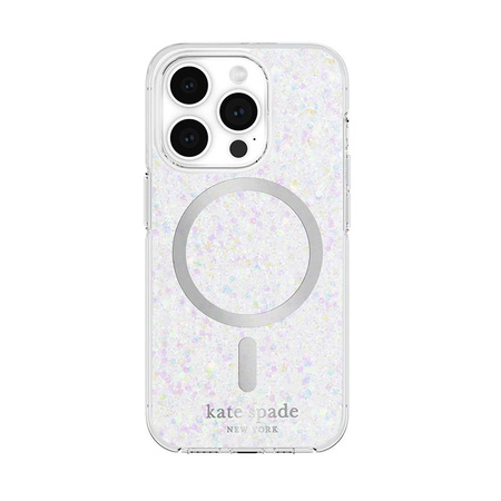 Kate Spade New York Ochranné pouzdro MagSafe - iPhone 15 Pro (s výraznými třpytkami)