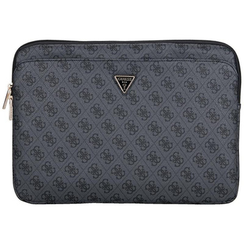 Pouzdro Guess 4G Zipper Pocket Triangle Logo Sleeve - 14" pouzdro na notebook (černé)