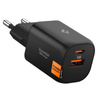 Spigen Essential EE352EU GaN Pro - USB-C + USB-A 35W Wandladegerät (Schwarz)