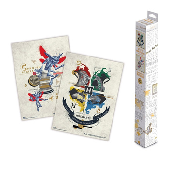 Harry Potter – Set mit 2 Wandpostern (38 x 52 cm)