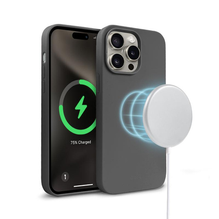 Crong Color Cover Magnetic - iPhone 15 Pro Max MagSafe Case (Titanium)