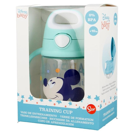 Mickey Mouse - Odkapávací hrnek s brčkem 370 ml (Cool)