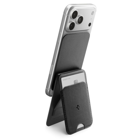 Spigen S314-3 Slim Fold Tripod MagSafe - Magnetické pouzdro s funkcí stojánku (černé)
