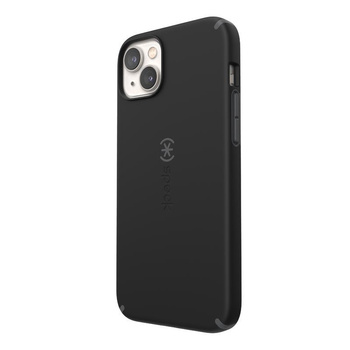 Speck CandyShell Pro - iPhone 14 Plus Tasche mit MICROBAN-Beschichtung (Schwarz / Schiefergrau)
