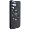 Guess 4G Glitter Triangle Buttons MagSafe - Tasche für Samsung Galaxy S25 Ultra (schwarz)