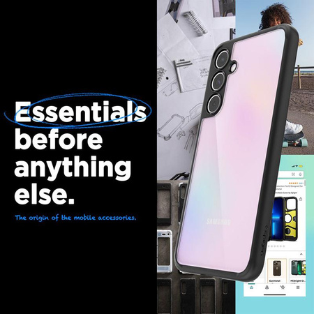 Spigen Ultra Hybrid - Etui pour Samsung Galaxy A55 5G (Noir mat)