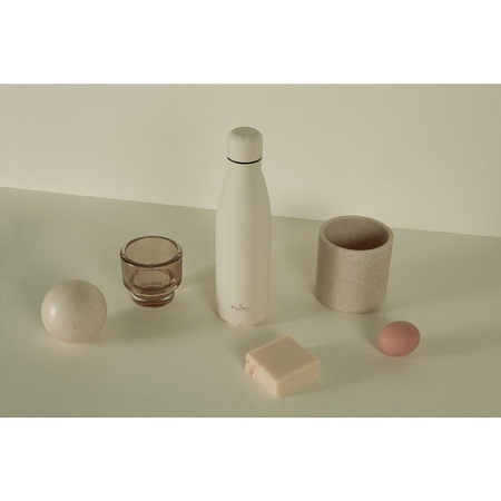PURO ICON - Thermosflasche aus Edelstahl 500 ml (Beige) (Pulverbeschichtung)