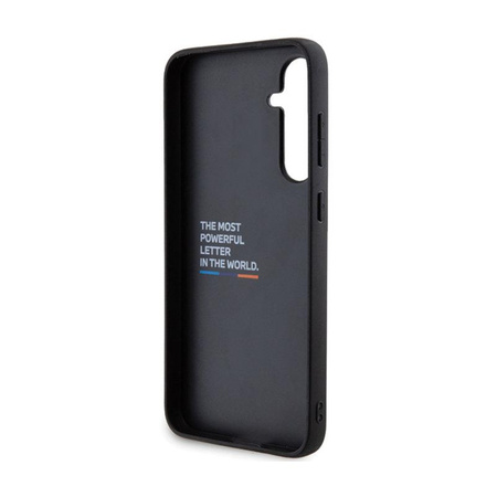 BMW Leather Carbon Blue Line - Samsung Galaxy S23 FE Case (black)