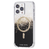 Case-Mate Karat MagSafe - Coque pour iPhone 14 Pro décorée d'onyx (Onyx)
